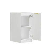 Load image into Gallery viewer, Bondi Laundry 415 Fluted White Base Cabinet
