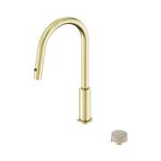 Serenity Progressive Pull Out kitchen Set With Rome Travertine Handle Brushed Gold