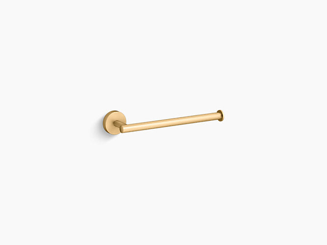 Elate 9" Towel Arm-Brushed Moderne Brass