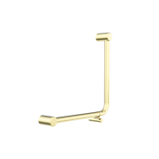 MECCA CARE 32MM AMBULANT 90DEGREE BENT TUBE GRAB RAIL 450X450MM BRUSHED GOLD