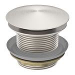 Load image into Gallery viewer, 40MM BATH POP-UP PLUG WITH REMOVABEL WASTE NO OVERFLOW BRUSHED NICKEL

