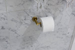 Load image into Gallery viewer, Round Toilet Roll Holder - PVD Tiger Bronze
