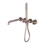 Load image into Gallery viewer, KARA PROGRESSIVE SHOWER SYSTEM SEPARATE PLATE WITH SPOUT 230MM BRUSHED BRONZE

