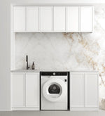 Load image into Gallery viewer, Laundry Kit 1960B Hampshire White with Cloudy Carrara Top
