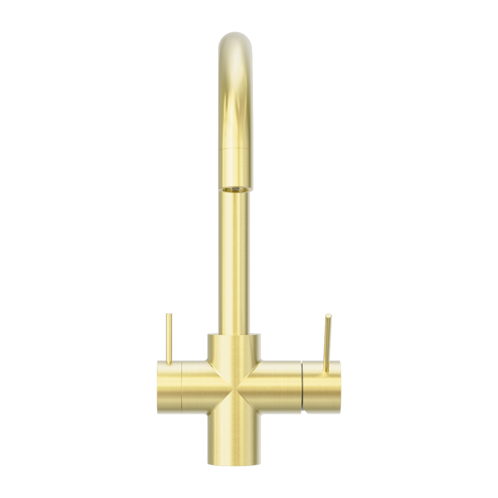 MECCA 3 WAY FILTERED MIXER TAP BRUSHED GOLD