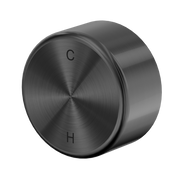 Serenity Progressive Shower Mixer With Metal Handle Gun Metal