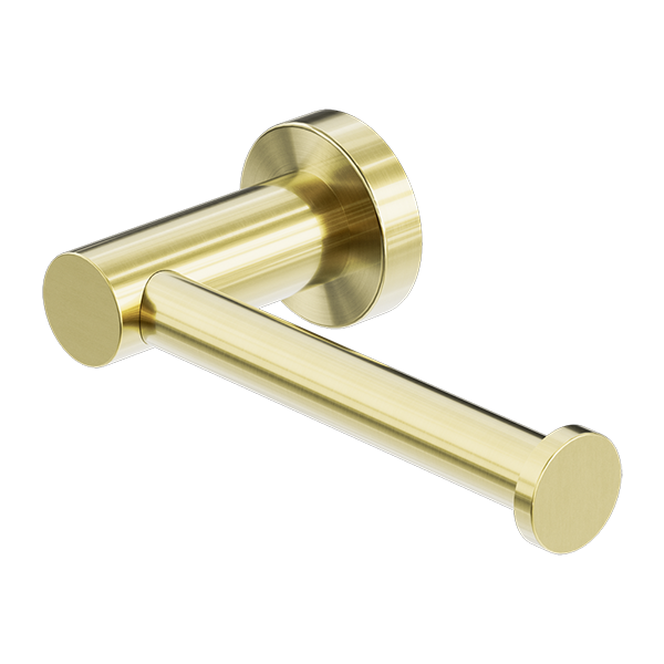 MECCA TOILET ROLL HOLDER BRUSHED GOLD