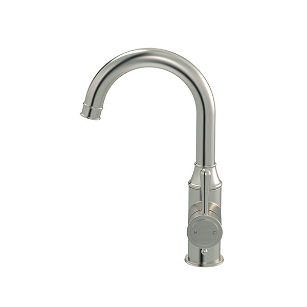Harrington Basin Mixer - PVD Brushed Nickel