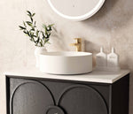 Load image into Gallery viewer, Laguna Black American Oak Wall Hung Vanity
