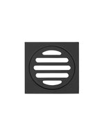 Load image into Gallery viewer, Square Floor Grate Shower Drain 80mm outlet - Matte Black
