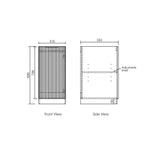 Load image into Gallery viewer, Noosa Laundry 415 Fluted White Base Cabinet
