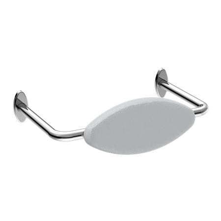 MECCA CARE DDA TOILET BACKREST CHROME