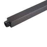 Load image into Gallery viewer, Square Gun Metal Grey Ceiling Shower Arm 400mm
