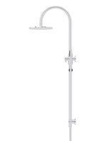 Load image into Gallery viewer, 200mm Round Overhead Shower Set, Single Function Hand Shower - Polished Chrome
