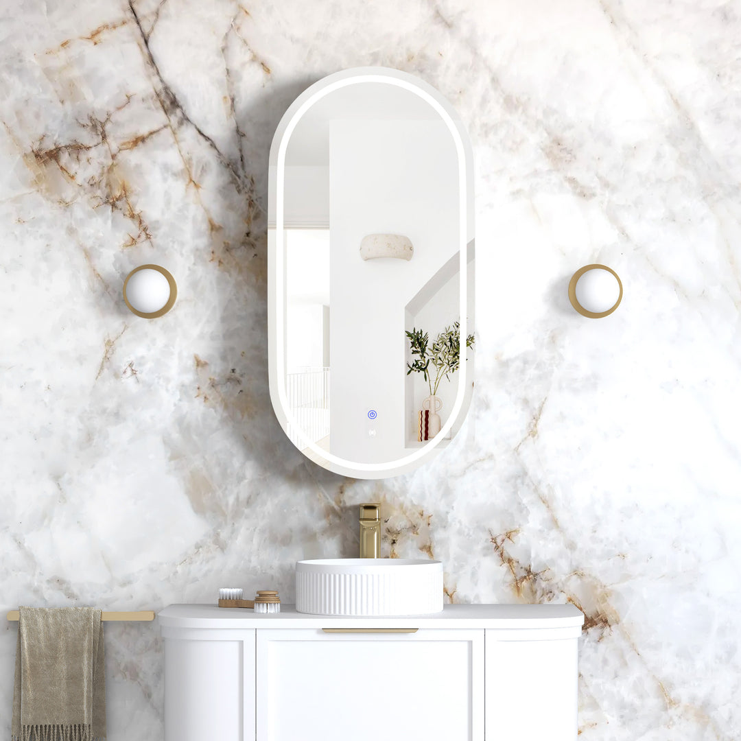 LED Noosa 900x450 Shaving Cabinet