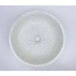 Load image into Gallery viewer, 350*350*120 Circular Above Counter Basin Elios - White Terrazzo
