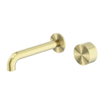 Load image into Gallery viewer, KARA PROGRESSIVE WALL BASIN/BATH SET 260MM BRUSHED GOLD
