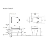 Load image into Gallery viewer, Reach II Wall Faced Toilet with Kohler C3-255 Bidet Seat
