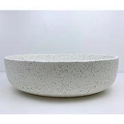 460*350*125 Oval Above Counter Basin Helia Petite - White Terrazzo