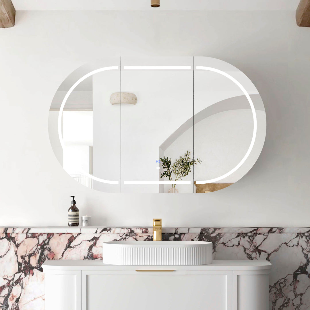 LED Bondi 1200x750 Shaving cabinet
