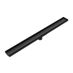 Load image into Gallery viewer, TILE INSERT V CHANNEL FLOOR GRATE 50MM OUTLET WITHOUT OUTLET AND HOLE SAW MATTE BLACK
