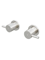 Load image into Gallery viewer, Round Quarter Turn Wall Top Assemblies - PVD Brushed Nickel
