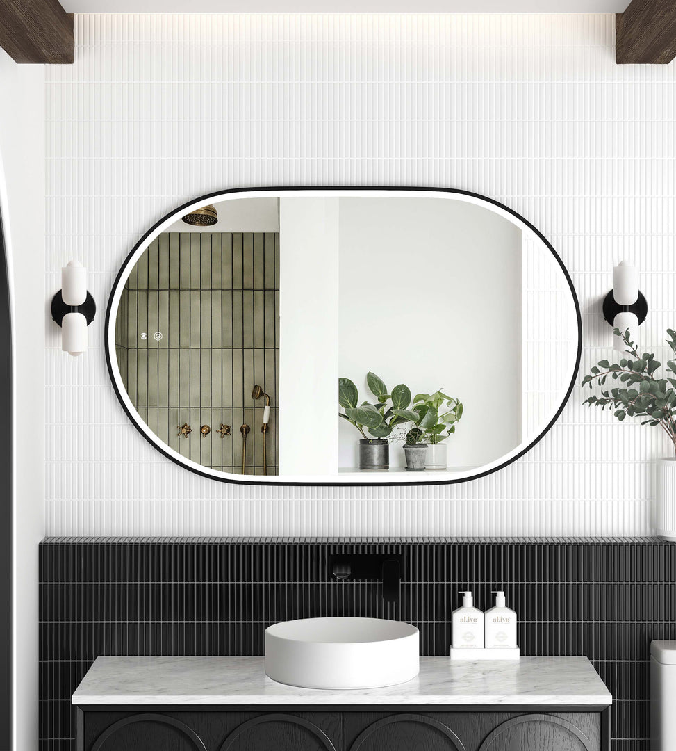 LED Noosa Metal Frame Mirror
