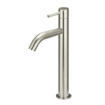 Load image into Gallery viewer, Piccola Tall Basin Mixer Tap with 130mm Spout - PVD Brushed Nickel
