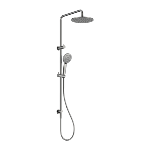 ROUND TWIN SHOWER CHROME