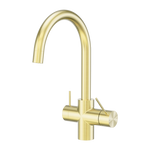 Load image into Gallery viewer, MECCA 3 WAY FILTERED MIXER TAP BRUSHED GOLD
