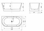Load image into Gallery viewer, Verona Back to Wall Bath
