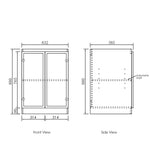 Load image into Gallery viewer, Hampshire Laundry 630 Black Base Cabinet
