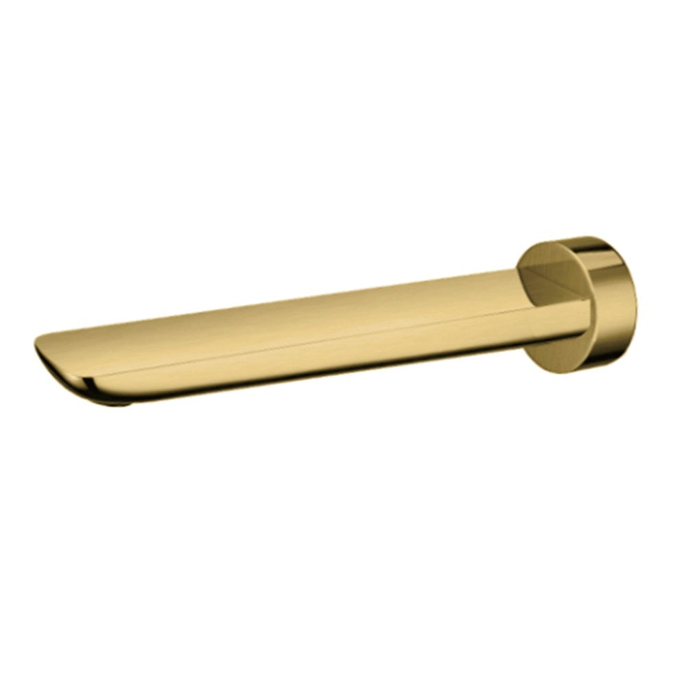 RUSHY Series Brushed Brass Bathtub/Basin Wall Spout