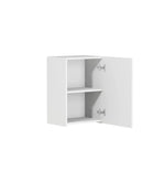 Load image into Gallery viewer, Bondi Laundry 415 Fluted White Wall Cabinet
