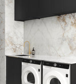 Load image into Gallery viewer, Laundry Kit 1960A Byron/Bondi Black Oak with Natural Carrara Marble Top

