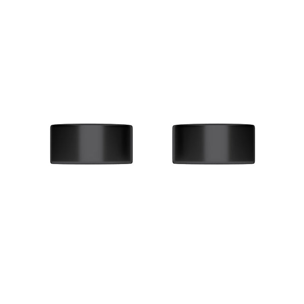 Circular Wall Taps - Matte Black