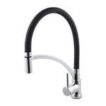 Load image into Gallery viewer, Brass Pull Down Rubber Spout Kitchen Mixer

