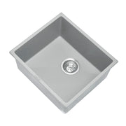 Concrete Grey Carysil Magic Salsa Granite Single Bowl Stone Kitchen Sink 457*406mm