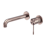 Load image into Gallery viewer, OPAL WALL BASIN/BATH MIXER SEPARATE BACK PLATE 185MM BRUSHED BRONZE
