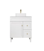 Load image into Gallery viewer, Harold Federation Freestanding Vanity Matte White
