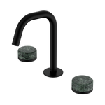 Load image into Gallery viewer, Serenity Basin Set Edge Spout With Verde Alpi Handle Matte Black
