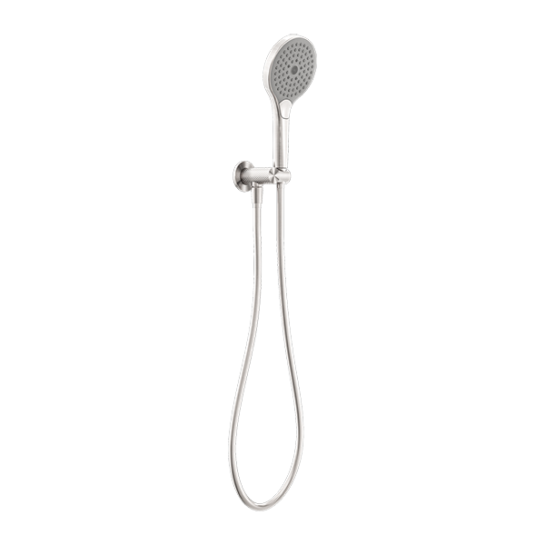 OPAL SHOWER ON BRACKET WITH AIR SHOWER II BRUSHED NICKEL