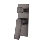 Load image into Gallery viewer, RUSHY Series Square Brushed Gun Metal Grey Wall Mixer With Diverter(color up)
