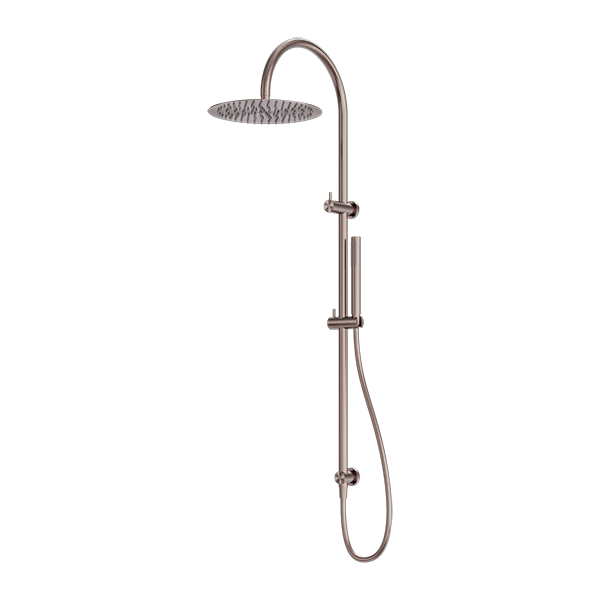 Zen SS316L Twin Shower Brushed Bronze