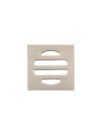 Load image into Gallery viewer, Square Floor Grate Shower Drain 50mm outlet - Champagne
