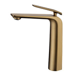 Load image into Gallery viewer, Esperia Brushed Yellow Gold Tall Basin Mixer
