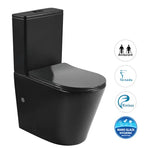 Load image into Gallery viewer, Radiant Toilet Suite Slim Seat Matte Black
