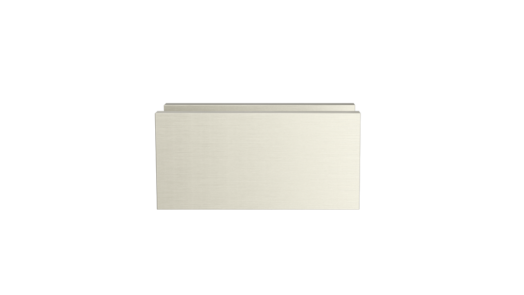 Glass Fixing U Bracket - PVD Brushed Nickel
