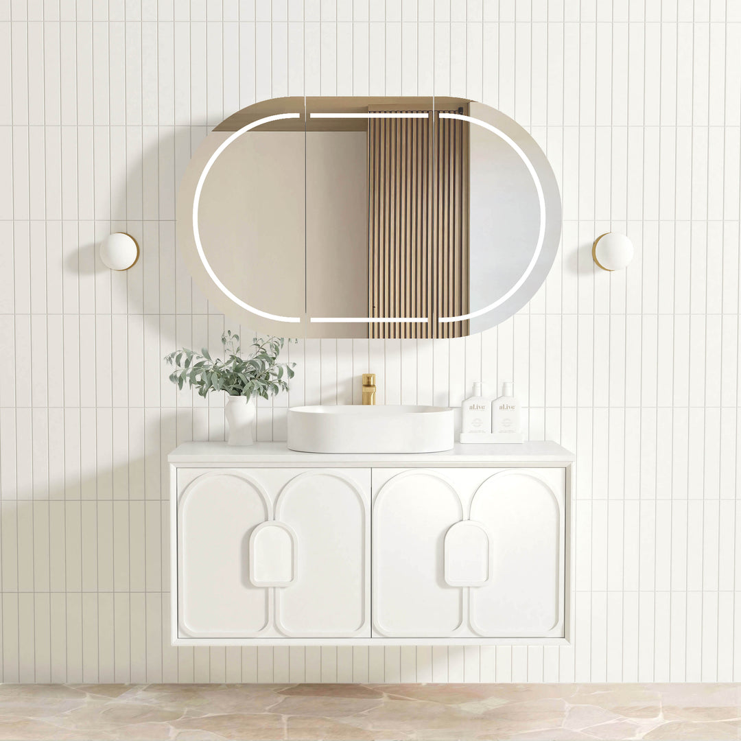 Laguna White Wall Hung Vanity