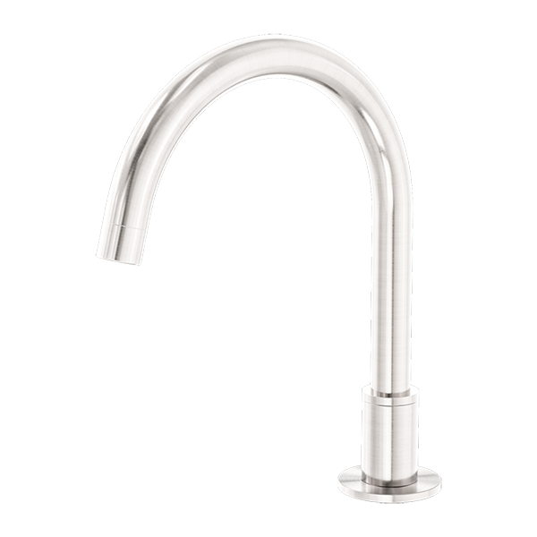 KARA HOB MOUNT BATH SPOUT ONLY G1/2 FEMALE INLET BRUSHED NICKEL
